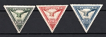 1932 Latvia Airmail (Perforated, Full Set, CV $80, MNH)
