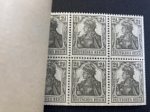 1916 Complete Booklet with stamps of German Empire, Germany, Excellent Condition (Mi. MH 6 A, CV $2,400)