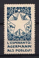 Esperanto, Stock of Cinderellas, Non-Postal Stamps, Labels, Advertising, Charity, Propaganda