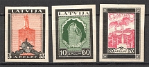 1933 Latvia Airmail (Imperf, CV $60, MNH)