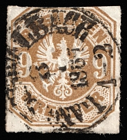 1867 9k Prussia, German States, Germany (Mi 26b, Canceled, CV $140)
