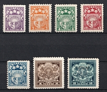 1923-25 Latvia (Mi. 89 - 91, 94, 95, 98, 99, CV $90)