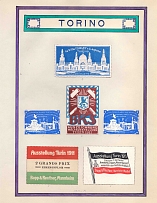 1911 Exhibition, Turin, Italy, Stock of Cinderellas, Non-Postal Stamps, Labels, Advertising, Charity, Propaganda (#613)