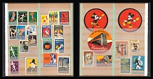 Worldwide, Stock of Cinderellas, Non-Postal Stamps, Labels, Advertising, Charity, Propaganda (#400)