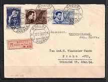 1935 Postal Souvenir Registered Letter