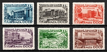 1950 25th Anniversary of Uzber SSR, Soviet Union, USSR, Russia (Full Set, MNH)