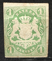 1867 Bavaria Germany (CV $100)