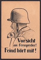 Germany, Military Mail, Postcard, Anti-Soviet Propaganda