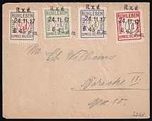 1915 Berlin, Ruhleben - Germany Local Post, Private City Mail, Express Delivery, DP Camp, Displaced Persons Camp, Cover