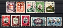 1931 Latvia (Full Set, CV $170, Canceled)