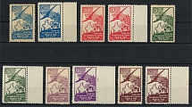 1938 Paris, France, Scouts, Scouting, Scout Movement, Cinderellas, Non-Postal Stamps
