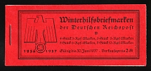 1936 Complete Booklet with stamps of Third Reich, Germany, Excellent Condition (Mi. MH 43, CV $180)