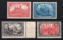 1915-19 German Empire, Germany (Mi. 94 B II a - 97 B II a, Full Set, Margin, CV $70, MNH)