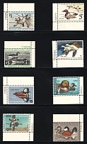 Federal Duck Stamp, United States Hunting Permit Stamps (RW 33-48, CV $100, MNH)