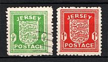 1941-42 Germany Occupation of Jersey (Full Set, CV $25, Canceled/MH)
