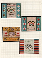 Confectionery Wrappers France, Stock of Cinderellas, Non-Postal Stamps, Labels, Advertising, Charity, Propaganda (#328)