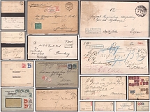 Germany Covers Mix Collection of 18 covers, some with labels
