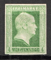 1856 Prussia Germany 4 Pf (CV $65)