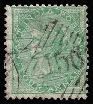 1856-64 4a East India, British Colonies (SG 47, Canceled, CV $90)