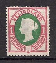 1875 Heligoland Germany 1 F/1 Pf (`Tears`)