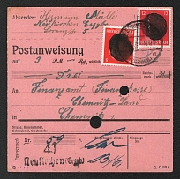 1945 (15 Jun) Germany Local Post, Postal Order, Chemnitz Postmark