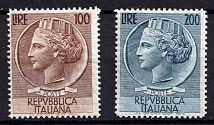 1954 Italy (Mi. 920 - 921, Full Set, CV $250, MNH)