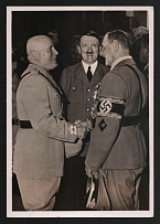 1940 'The historic meeting on 18.06.1940 in Munich', Propaganda Postcard, Third Reich Nazi Germany