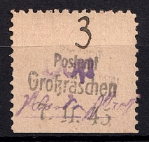 1945 3pf Grosraschen, Germany Local Post (Emergency Postmark, MNH)