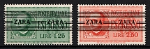 1943 Zadar, German Occupation, Germany (Mi. 37-38, Full Set, Signed, CV $420, MNH)