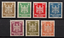 1924 Weimar Republic, Germany (Mi. 355 - 361, Full Set, CV $450, MNH/MLH)