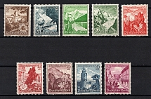 1938 Third Reich, Germany (Mi. 675 - 683, Full Set, CV $30)