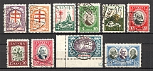 1930 Latvia (CV $20, Full Set, Cancelled)