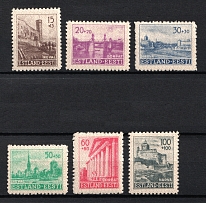 1941 Estonia, German Occupation, Germany (Mi. 4 - 9, Full Set)