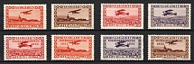 1928-34 Saar, Germany, Airmail (Full Sets)