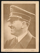 1939 Adolf Hitler Unmailed Photo Postcard