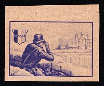 1942 French Legion, Germany (Mi. X P, Proof, Signed, CV $330)