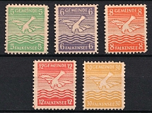 1945 Falkensee (Berlin), Germany Local Post (Mi. 1 - 4, 6, Unofficial Issue, Signed, CV $130, MNH)