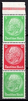 1933 Third Reich, Germany (Mi. S 107, Zusammendrucke, CV $90, MNH)