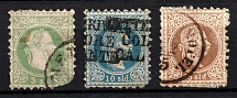 1867-83 Austria, Postoffices in Levant (CV $50, Canceled)