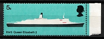 1969 Great Britain (Mi. 498 F II, Sc. 575 b, MISSING Grey, CV $250, MNH)