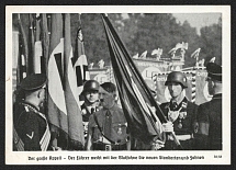 1937 'Nuremberg Party Rally', Propaganda Postcard, Third Reich Nazi Germany