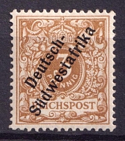 1898-99 3pf South West Africa, German Colonies, Germany (Mi. 5c, CV $80)