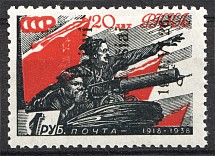 1941 Germany Occupation of Lithuania Telsiai 80 Kop (Type II, CV $290)