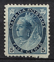 1898-1902 5c Canada (SG 158, CV $160)