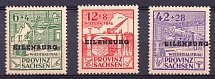 1946 Eilenburg (Saxony), Germany Local Post (Mi. I b A - III b A, Unofficial Issue, Full Set, CV $30, MNH)