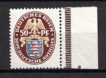 1926 50pf Weimar Republic, Germany (Mi. 401 Y, Signed, CV $520, MNH)