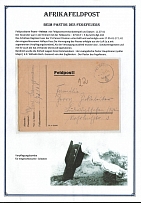 1941 (11 Jul) Germany, German Field Post in Africa, Postcard from Front (Halfaya Pass) to Ludwigshafen, Field post # 07216 F