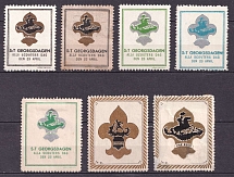 Sweden, Scouts, Scouting, Scout Movement, Cinderellas, Non-Postal Stamps