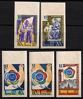 1957 6th World Festival in Moscow, Soviet Union, USSR, Russia (Full Set, Margins, MNH)
