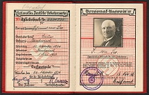 1941 NSDAP Membership Card, Germany Third Reich